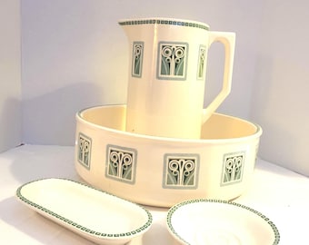 Juego de jarra para lavabo Villeroy and Boch Art Nouveau