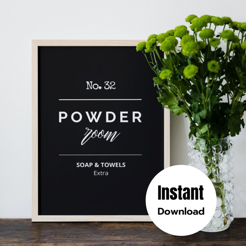 Powder Room Art - Etsy