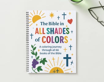 Bible Coloring Book for Kids | 66 Books Printable (Instant Download)