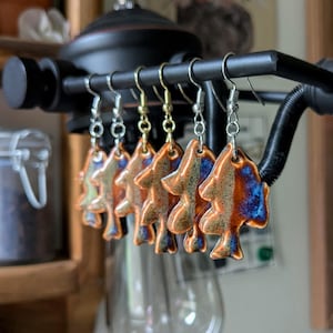 Ceramic Sunfish Earrings