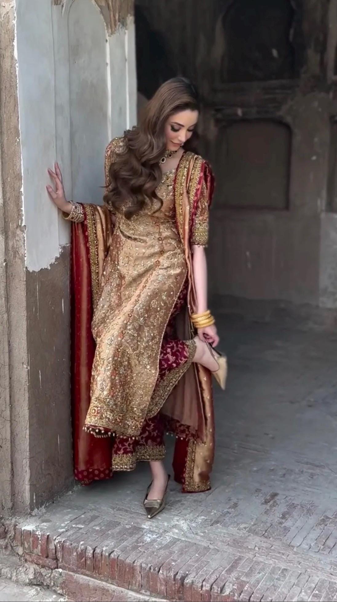 Rose Gold Nikkah Dress - Etsy