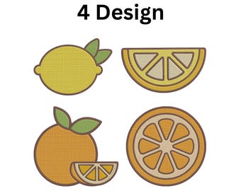 Fruit Embroidery Design
