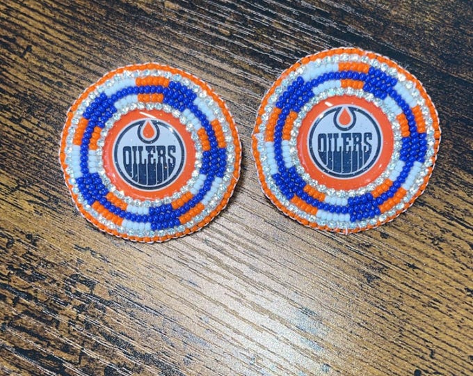 Oilers Spirit Earrings - Etsy Canada