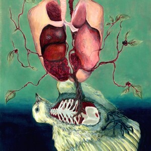 Life Blooms from Death art print 5x7