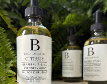 Cardamom Leather Air Diffuser Oil: Cinnamon Musk Scent - 4 oz, cold air waterless hotel scent diffuser oil