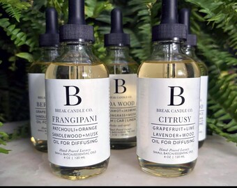 Luxury Diffuser Oil: Cardamom, Leather & Citrus - Hotel Scent