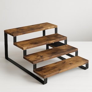 Cabinet Shelf, Cologne Rack, 4-Tier Display Shelf, Kitchen Perfume Organizer, Display Stand, Cupcake Holder