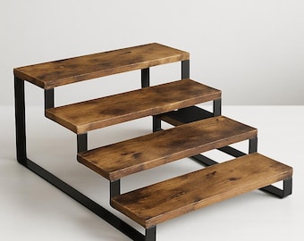 Cabinet Shelf, Cologne Rack, 4-Tier Display Shelf, Kitchen Perfume Organizer, Display Stand, Cupcake Holder