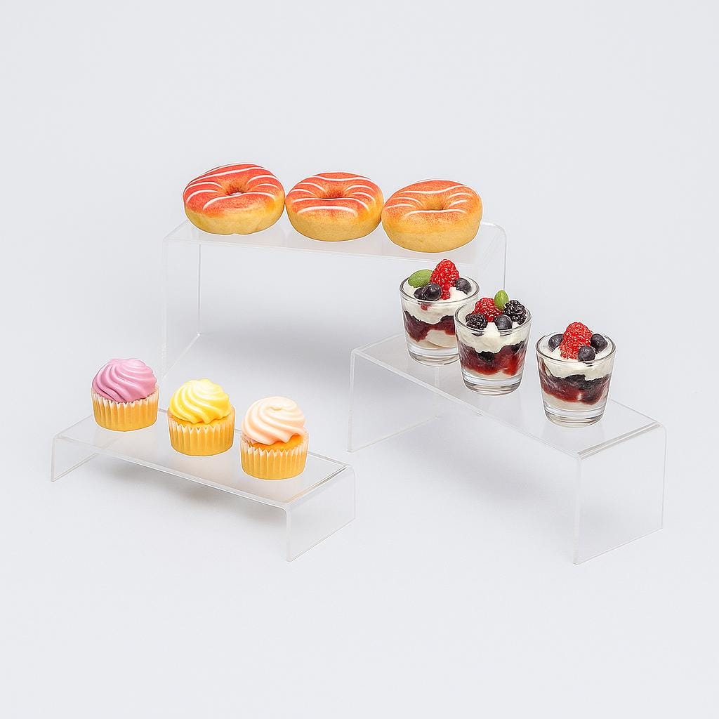 Retail Table Risers Clear Acrylic Display Risers Set – Shoe Risers, Retail Display Stand ...