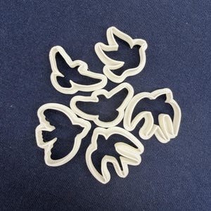 Bird Silhouette Cutters – Dove, Swallow & More | Cookie and Clay, Baking, Polymer, Pottery, Craft Decor
