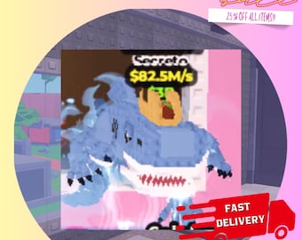 TRALALEDON 82M/S  - Roblox *Unmissable Offer!* Steal a Brainrot / Secret Brainrots / Limited Edition Rare Item