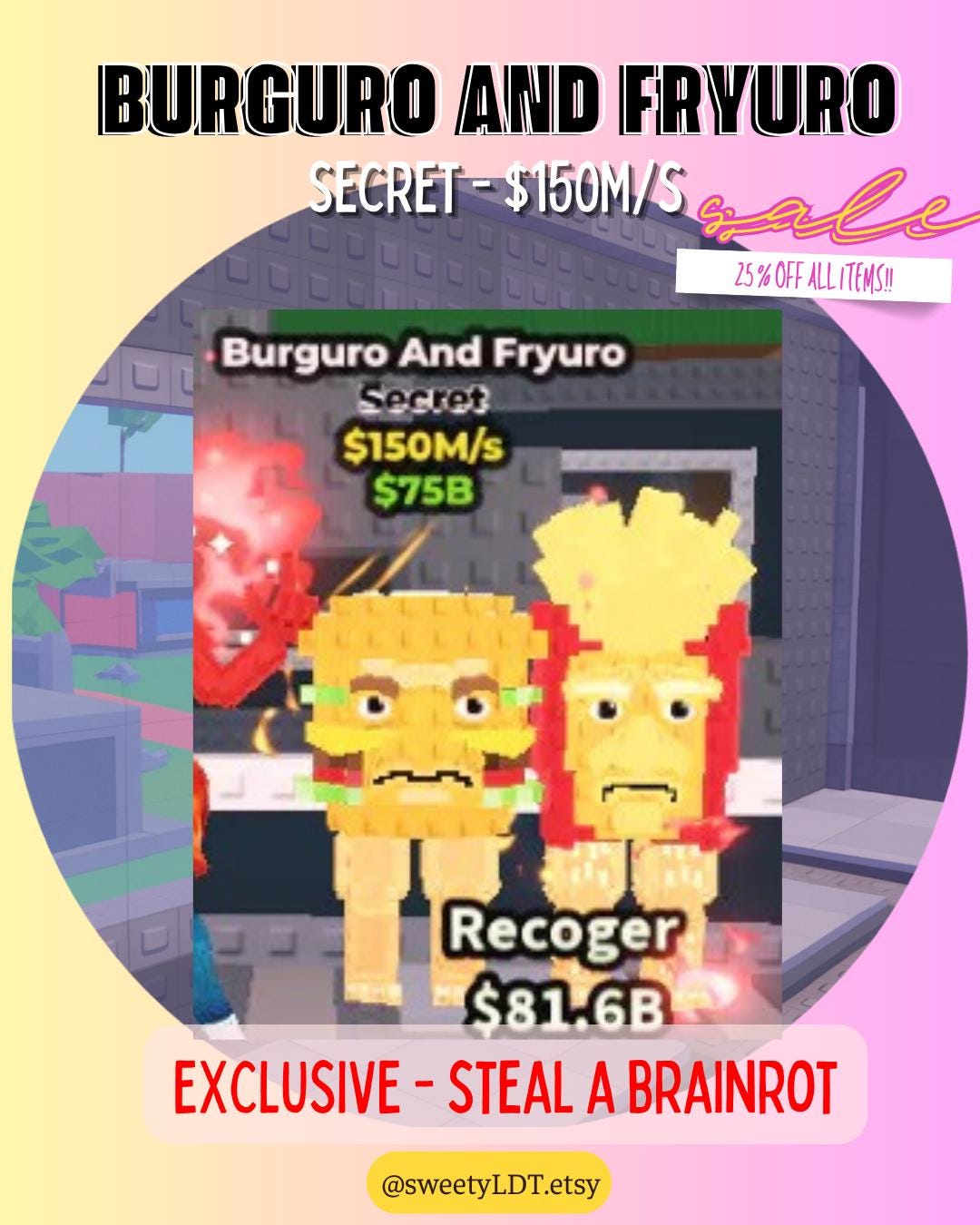 Roblox - Steal a Brainrot / Secret Brainrots / Limited Edition