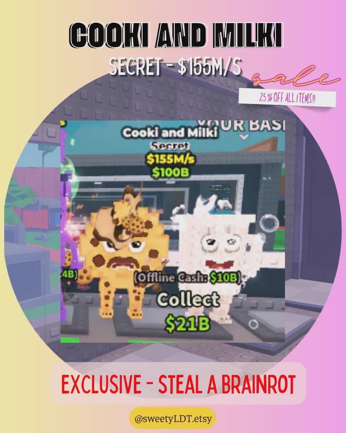 Roblox *unmissable Offer!* Steal a Brainrot / Secret Brainrots