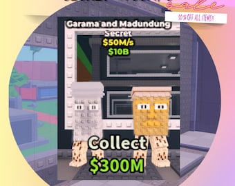 Roblox *Unmissable Offer!* Steal a Brainrot / Secret Brainrots / Limited Edition Rare Item / All Traits and Golden Base- Brainrots