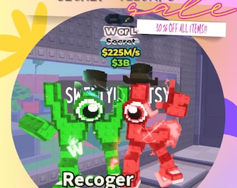 Roblox - Steal a Brainrot / Secret Brainrots / Limited Edition Rare Item / All Traits and Golden Base