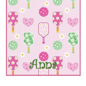 Custom Embroidered Pickleball Towel: Personalized Sports Gift