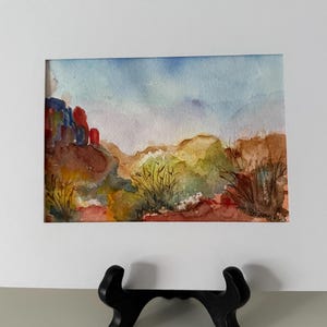 Desert Canyon Original watercolor