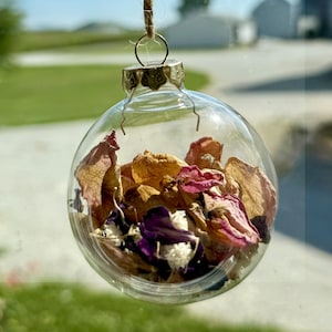 Dried Flower Petal Ornament