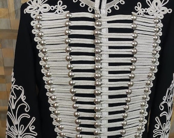 Adam Ant Hussars Wool Jacket: Napoleonic Officer Style