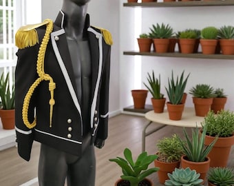 Chaqueta estilo Freddie Mercury: charreteras y aiguillettes - Moda para músicos