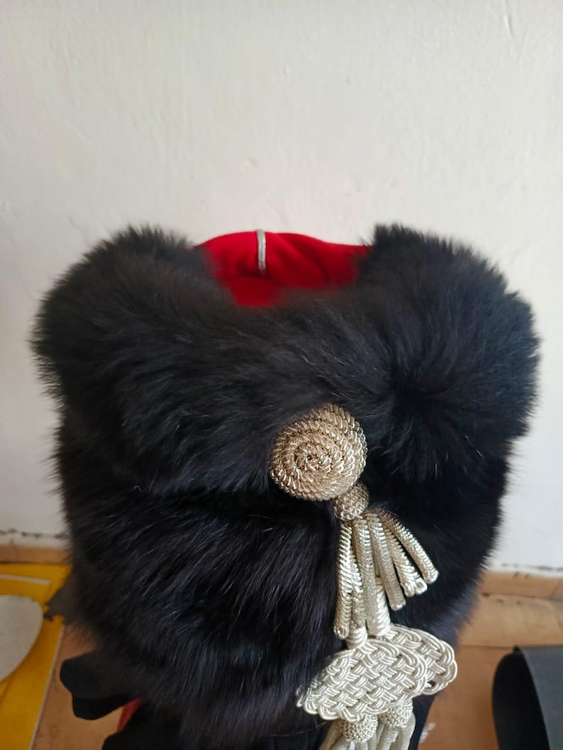 Napoleonic Hussar Busby Hat: Leather Colback, Horse Hunter Uniform - Etsy