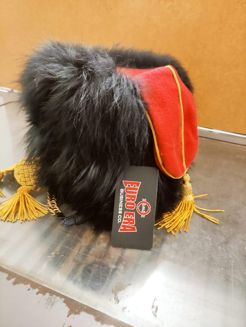 Napoleonic Hussar Guard Busby Cap: Leather Colback, Horse Hunter - Etsy