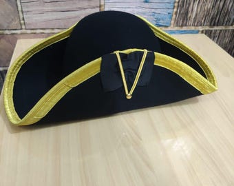 Handmade Tricorn Hat: Napoleonic, Pirate, & Witch Costume