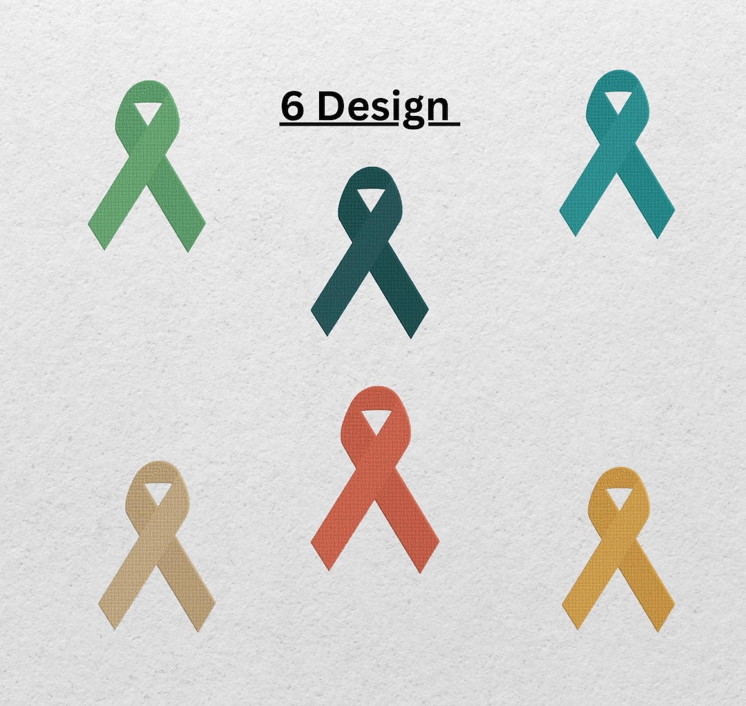 Intention Ribbons Awareness Ribbon Embroidery Set - Etsy