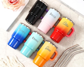 Personalized Mini Tumbler, Bridesmaid Gift, Mini Shot Cup, Personalized Party Tumbler, Wedding Gift,Bachelorette Party Girls Trip Group Gift