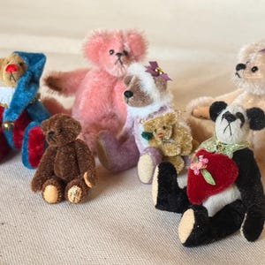 Little Gem Miniature Teddy Bears - Etsy