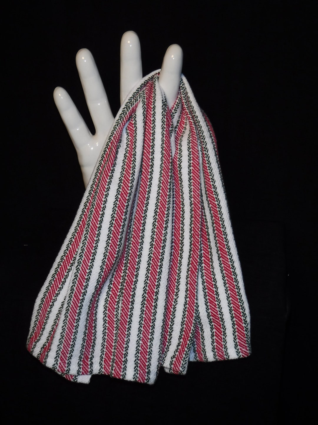 Candy Cane Handwoven Dish Towels tea Towels Etsy