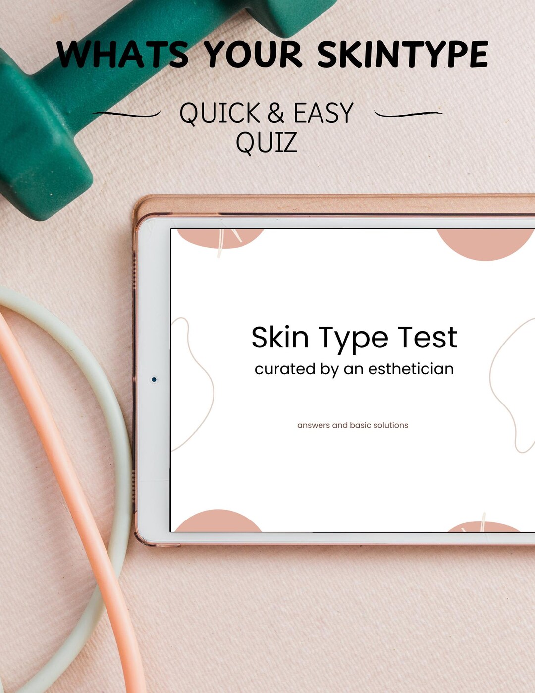 Skin Type Chekcing Box Skin Type Test PDF | Skincare Quiz Printable | Know Your Skin Type ...