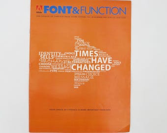 Adobe Font & Function Summer 1997 Typography Magazine