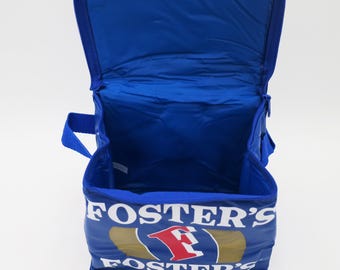 Vintage Unused Foster's Lager Can Soft Insulated Cooler Bag Folds Flat