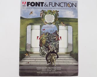 Adobe Font & Function Winter 1997 Typography Magazine