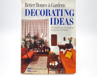 Better Homes & Gardens Decorating Ideas 1960 Hardcover VG+