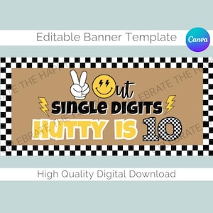 Hand-Painted Banner Template-Editable in Canva | Instant Digital Download | 3 Styles Included