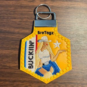 LLAVERO bordado con temática de Beyoncé de Cowboy Carter
