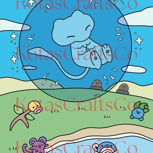 Bubble Mew layered svg and png