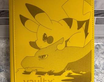 Pokemon Binder for TCG Collection! Pikachu and Eevee Break Through XY Binder.  4x4 Pockets for Storing Your Trading Cards! - Etsy