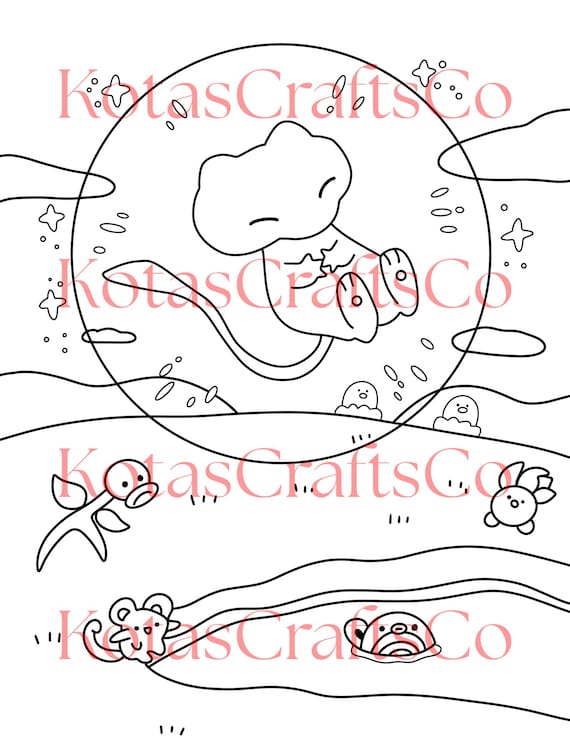 Bubble Mew Layered Svg and Png - Etsy