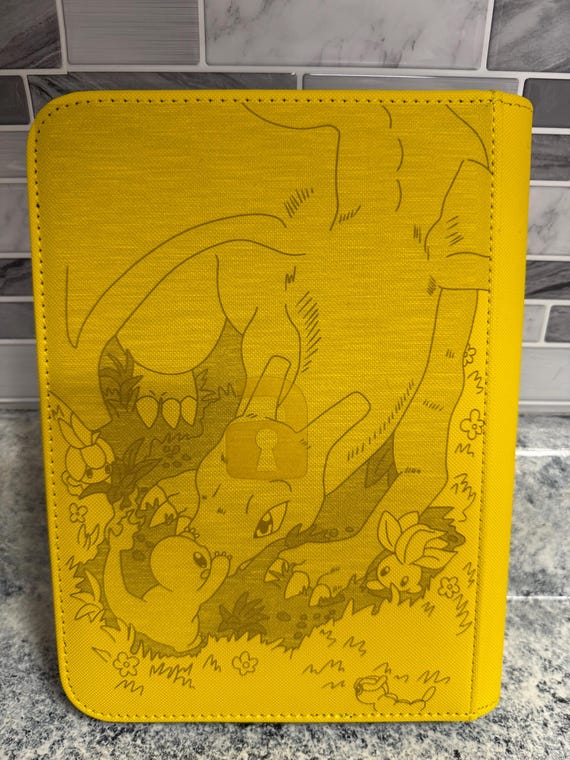 yellow card binder Amazon.com: Vault X 4 Pocket Standard Strap Binder, Holds 160 Trading Cards  in 20 Side-Loading Pages (Yellow) : Toys & Games