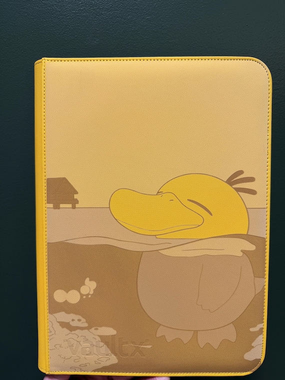 psyduck pokemon card binder Custom Slowpoke & Pink Painted Psyduck Binder Reveal 