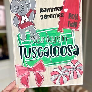 University of Alabama Collage Painting