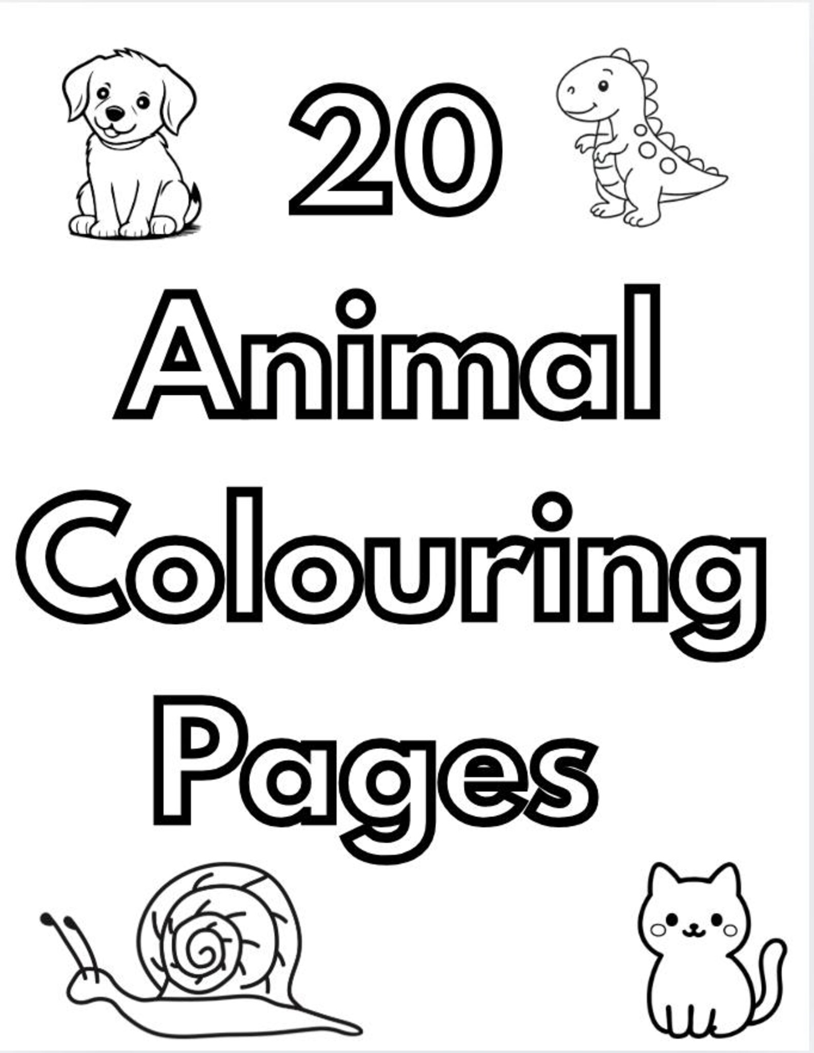 Kids Animal Colouring Pages Printable | Preschool Colouring Pages ...