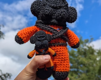 Lethal Company Employee Handmade Crochet Amigurumi Plush