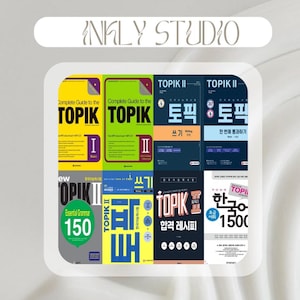 koreanische TOPIK Test Serie Bundle PDF • 8 in 1 • Anfänger bis Fortgeschrittene • Übungsprüfungen + Audio inklusive