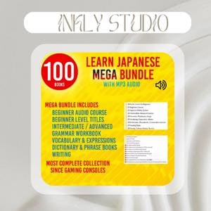 Learn Japanese MEGA Bundle - 100 Over | Speak | Speaking | Beginner | Beginner | Book Course | Write