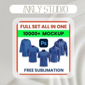 Mockup Jersey Shirt Premium Design Realistic Customizable Editable T-shirt Adobe Photoshop Templates Retro Collar