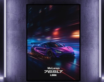 McLaren 765LT LBWK Poster – Ultimate Supercar Wall Art